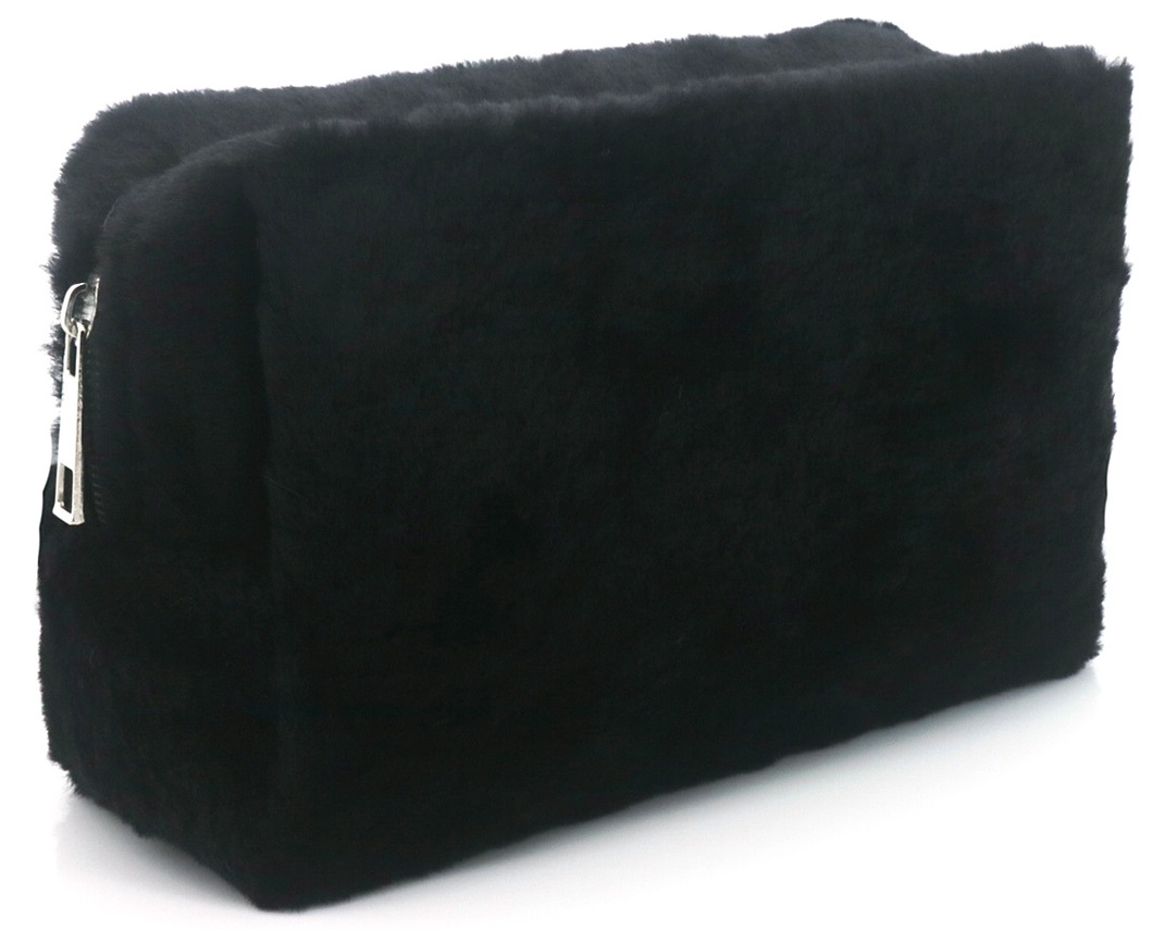 F-B4.1  BAG910-002-2 Make Up Bag Fluffy 18x11x7.5cm