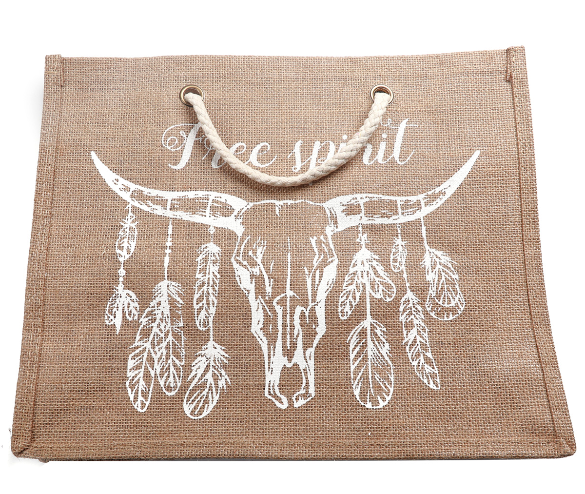 Q-I4.1 BAG526-001 Jute Shopper 42x33x14cm