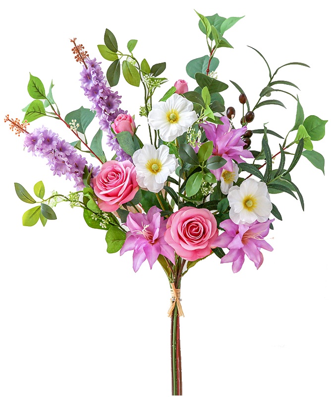 L-F6.2 DE2484-014 Silk Flower Bouquet 