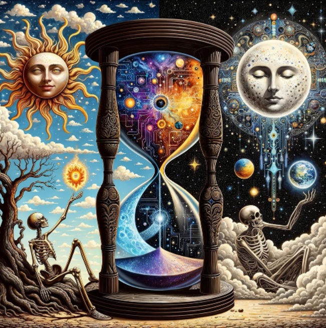 T-N8.2 DP2545050 Diamond Painting -Canvas 50x40cm - Painting 45x35cm Hourglass