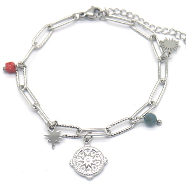 A-E15.2 B031-005S S. Steel Bracelet Charms