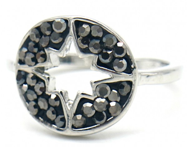 G-A19.1 R532-005S Adjustable Ring Northern Star with Crystal G-A19.1 R532-005S Adjustable Ring Northern Star with Crystal