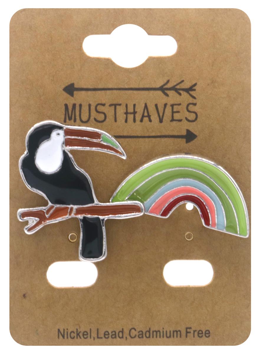 C-E6.5 PIN2557-046-2 Set of Pins Rainbow - Toucan