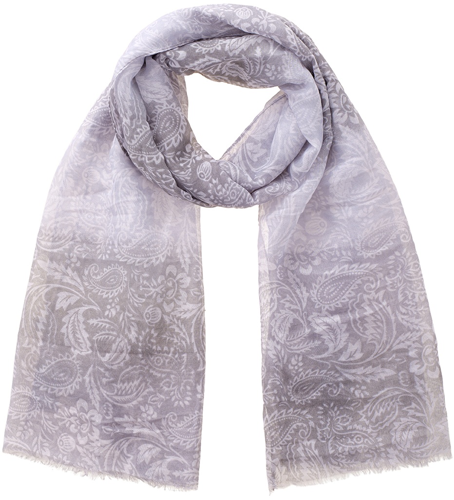 X-B4.1 SCARF1109-002-2 Summer Scarf 180x90cm Grey