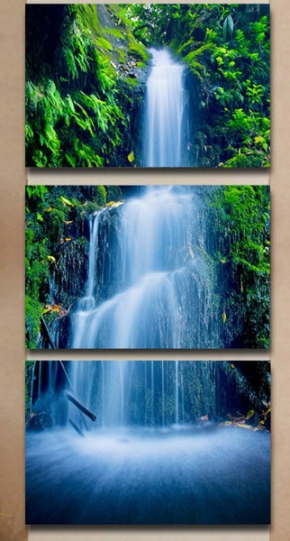 I-D13.1 TF220 Diamond Painting 3 Frames Waterfall 90x50cm