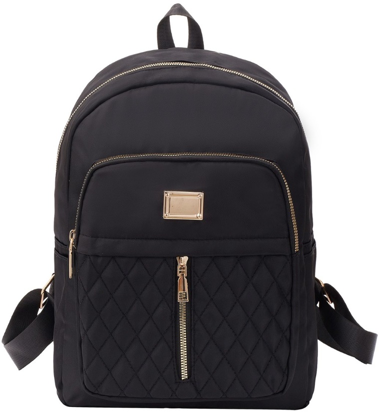 R-D6.2 BAG1118-001-1 PU Backpack 33x30cm Black