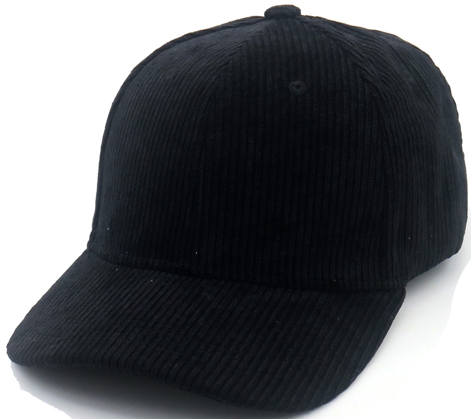 T-H3.1  HAT1105-001-4 Cap Rib Fabric Black